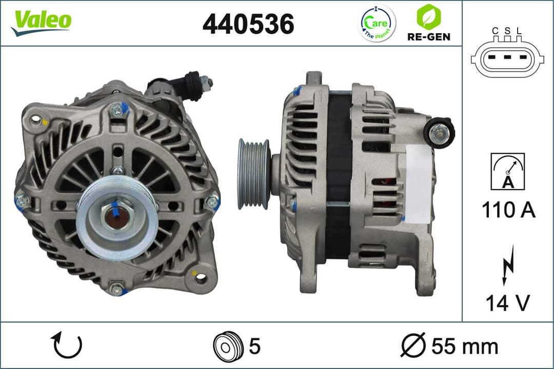 Generator / Alternator VALEO 440536