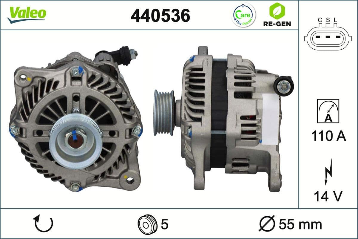 Generator / Alternator VALEO 440536