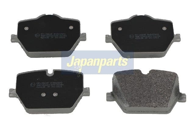 set placute frana,frana disc JAPANPARTS PP-266AF
