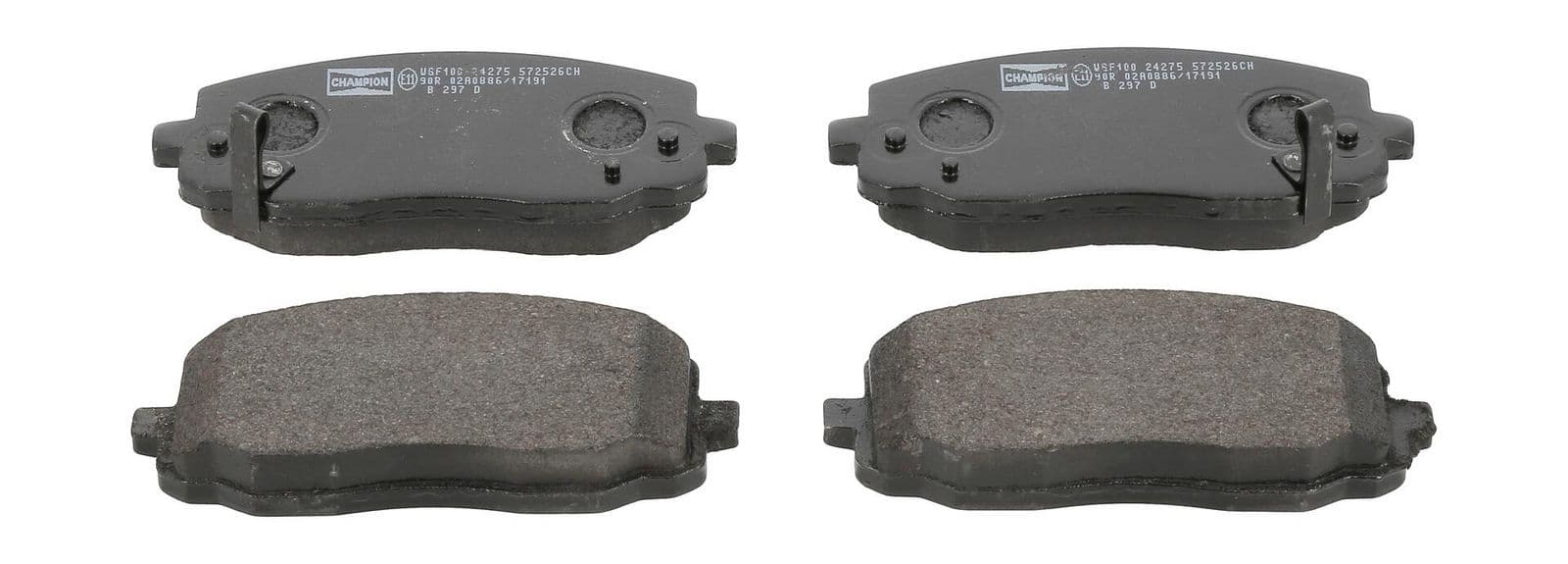 set placute frana,frana disc CHAMPION 572526CH