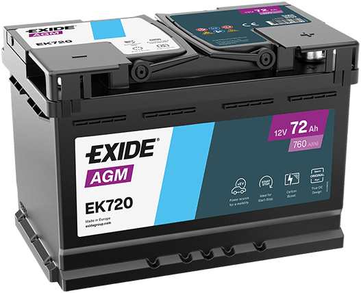 Baterie de pornire EXIDE EK720