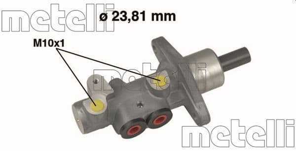 Pompa centrala, frana METELLI 05-0490