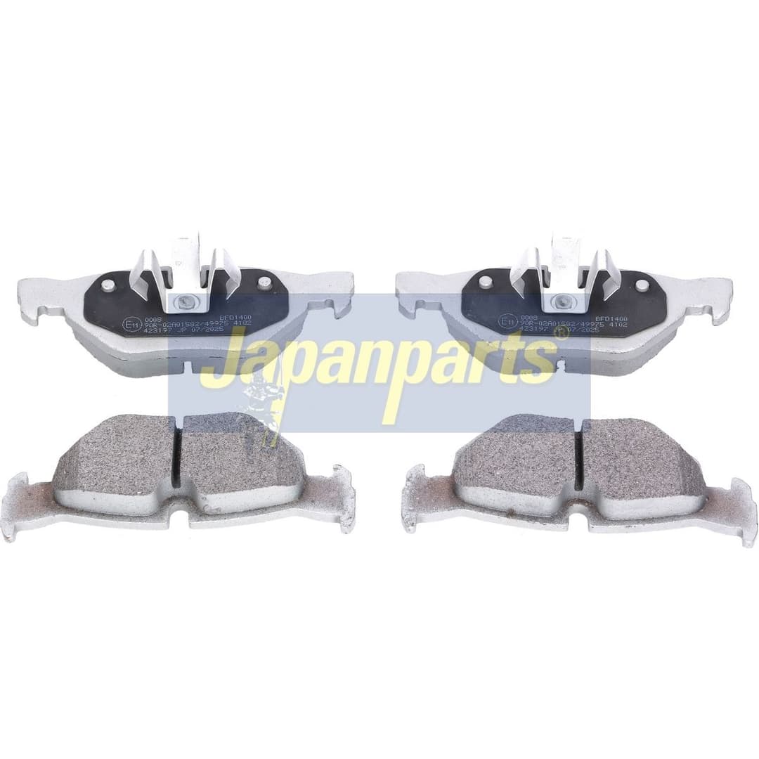 set placute frana,frana disc JAPANPARTS PP-0008AF