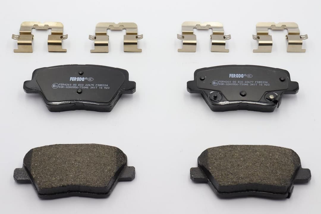 set placute frana,frana disc FERODO PREMIER ECO FRICTION FDB5334