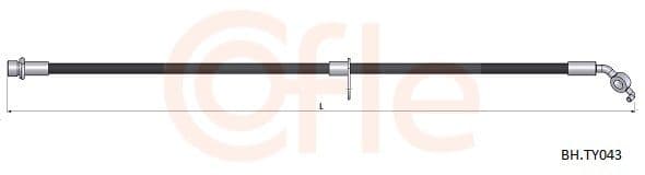 Furtun frana COFLE 92.BH.TY043
