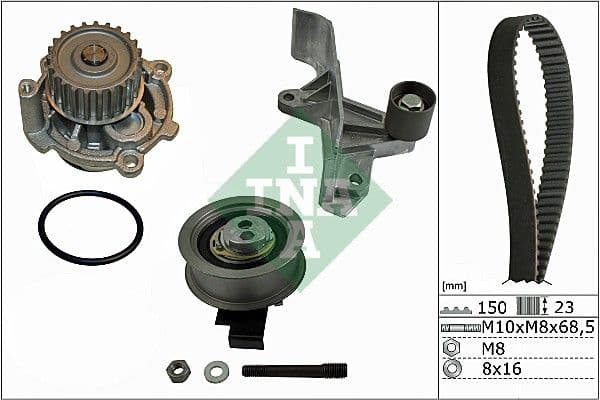Set pompa apa + curea dintata Schaeffler INA 530 0546 31