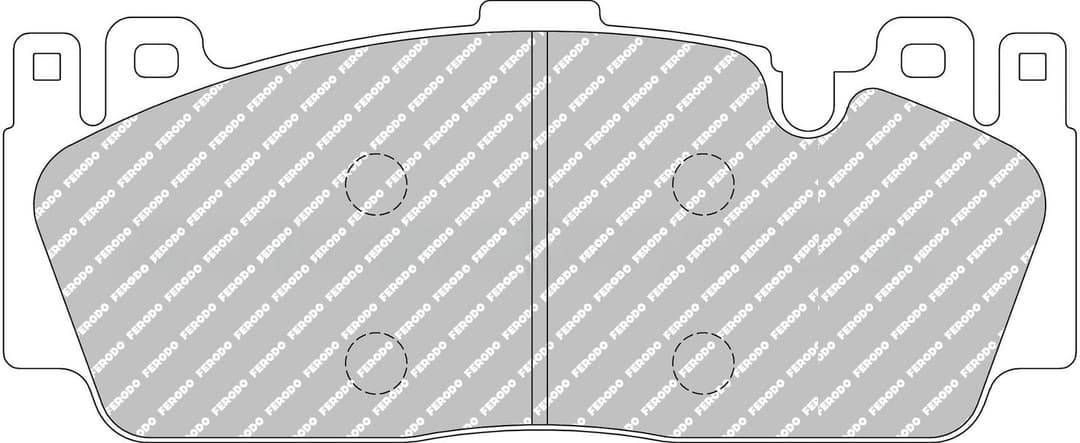 set placute frana,frana disc FERODO FCP4712H