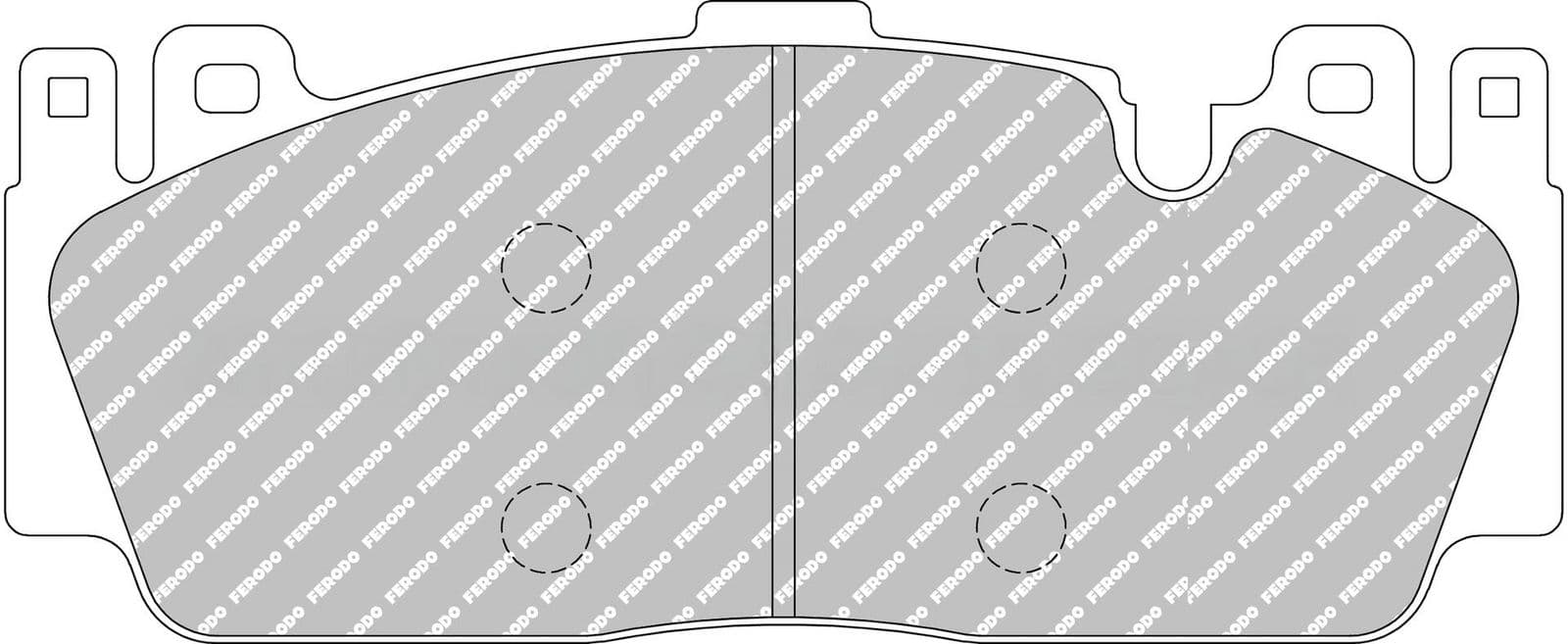 set placute frana,frana disc FERODO FCP4712H