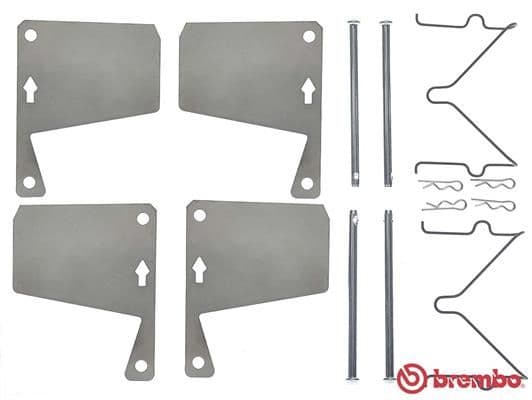 Set accesorii, placute frana BREMBO A 02 246