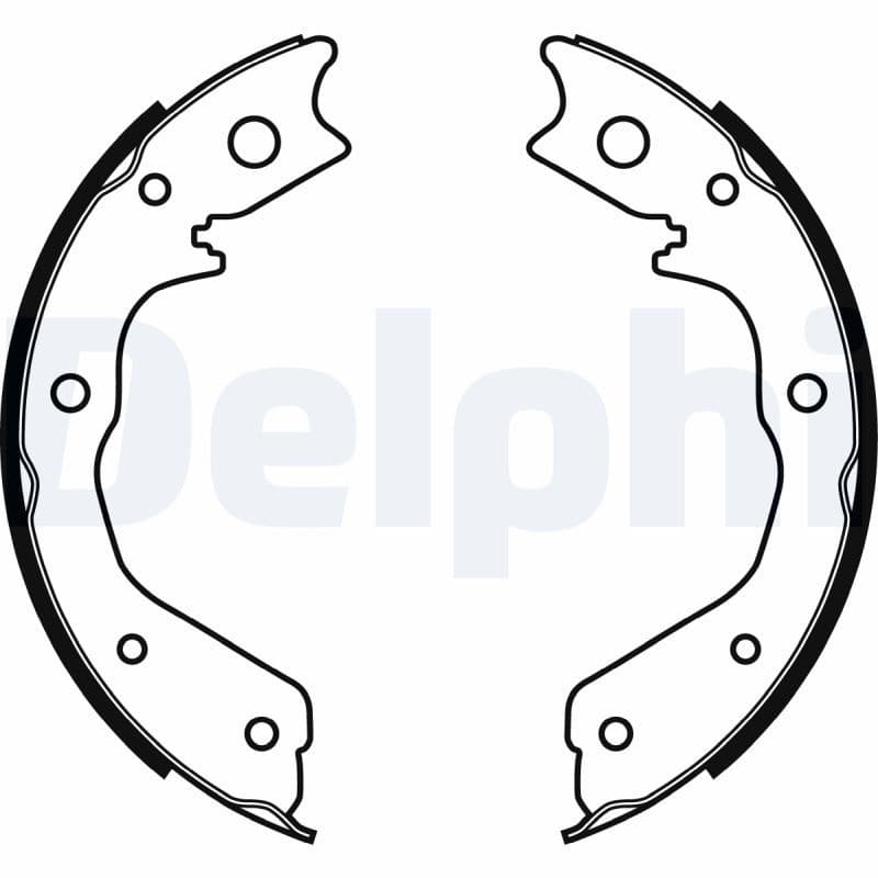 Set saboti frana, frana de mana DELPHI LS1928