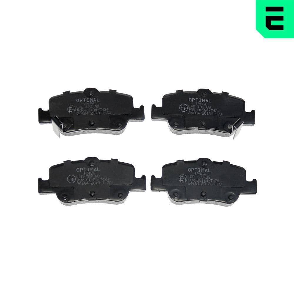 set placute frana,frana disc OPTIMAL BP-12484