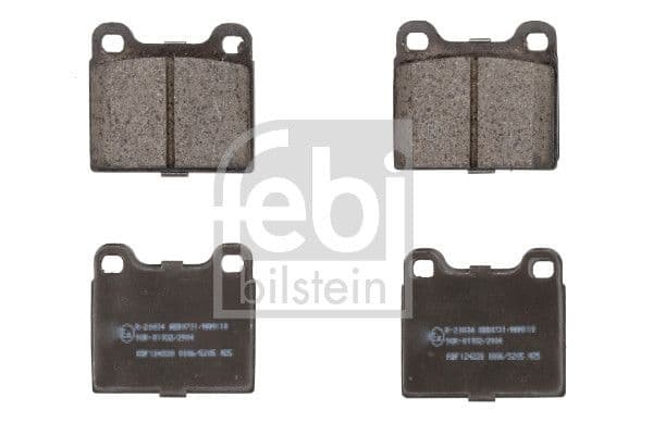 set placute frana,frana disc FEBI BILSTEIN 16231