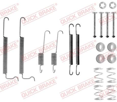 Set accesorii, sabot de frana QUICK BRAKE 105-0744
