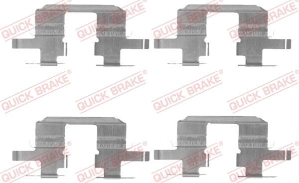 Set accesorii, placute frana QUICK BRAKE 109-1711