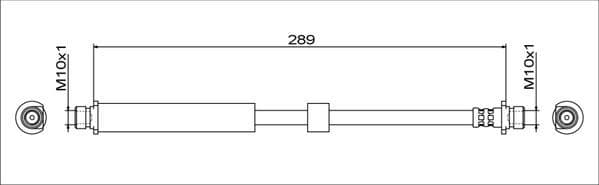 Furtun frana METZGER 4111764
