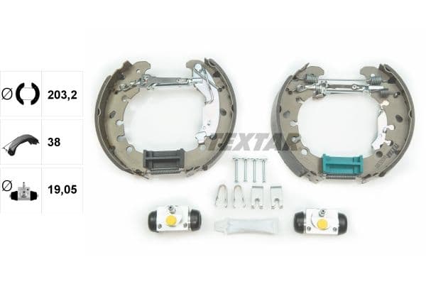 Set saboti frana TEXTAR Shoe Kit Pro 84065300