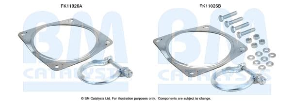 Set montaj, filtru funingine/particule BM CATALYSTS FK11026