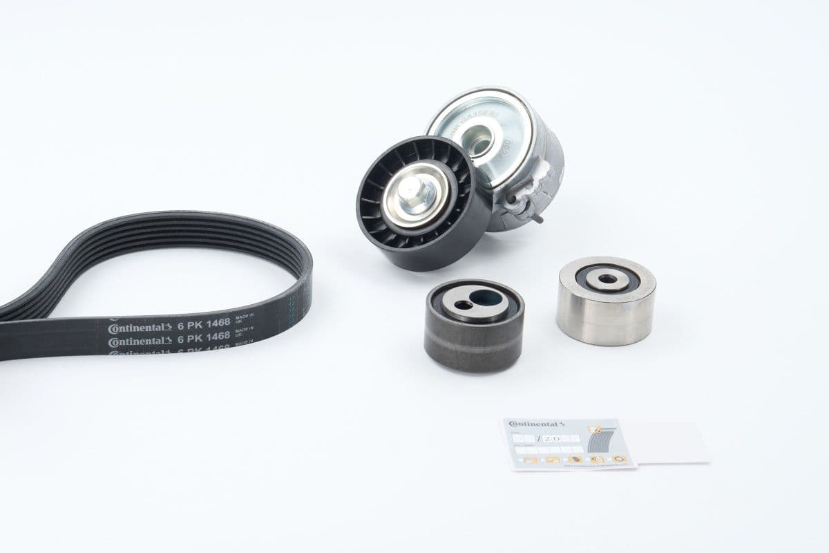 Set curea transmisie cu caneluri CONTINENTAL CTAM 6PK1468K1