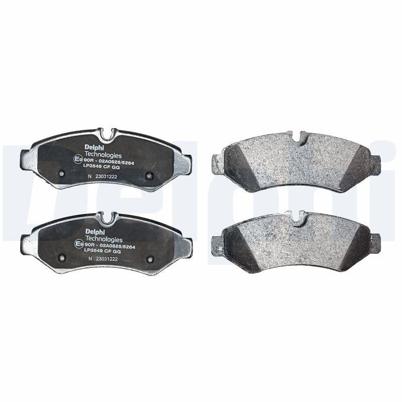 set placute frana,frana disc DELPHI LP3549