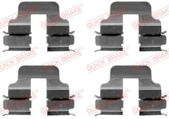 Set accesorii, placute frana QUICK BRAKE 109-1247