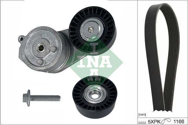 Set curea transmisie cu caneluri Schaeffler INA 529 0536 10