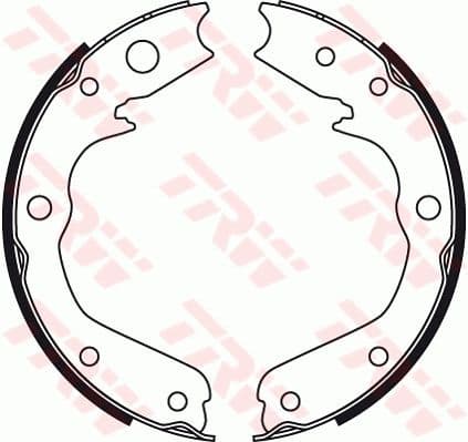 Set saboti frana, frana de mana TRW GS8497