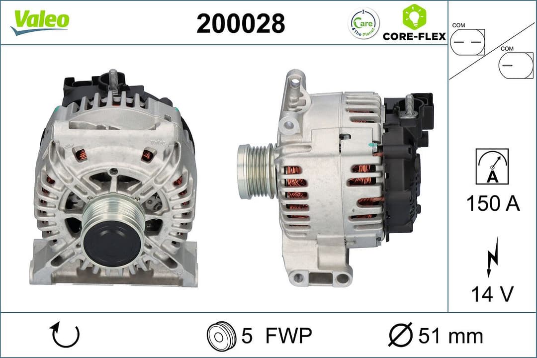 Generator / Alternator VALEO 200028