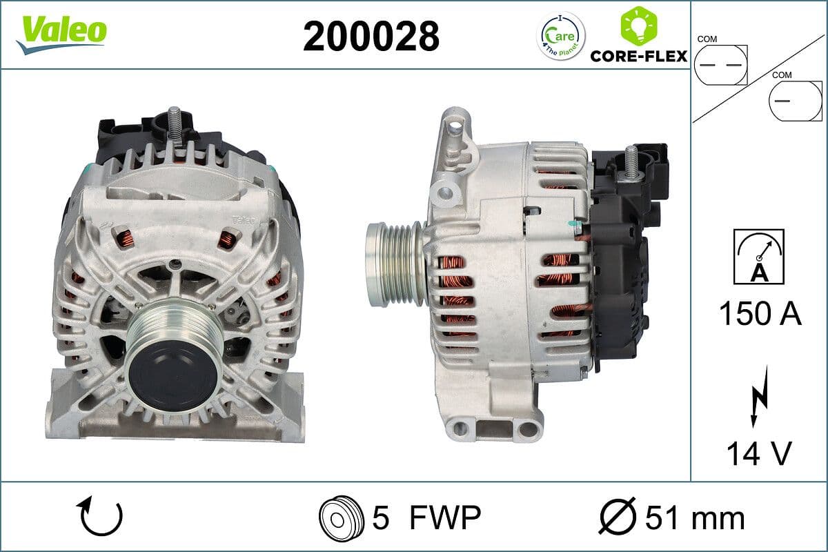 Generator / Alternator VALEO 200028