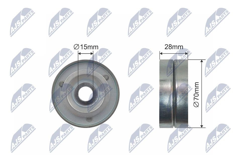 Set curea transmisie cu caneluri NTY RNK-AU-018