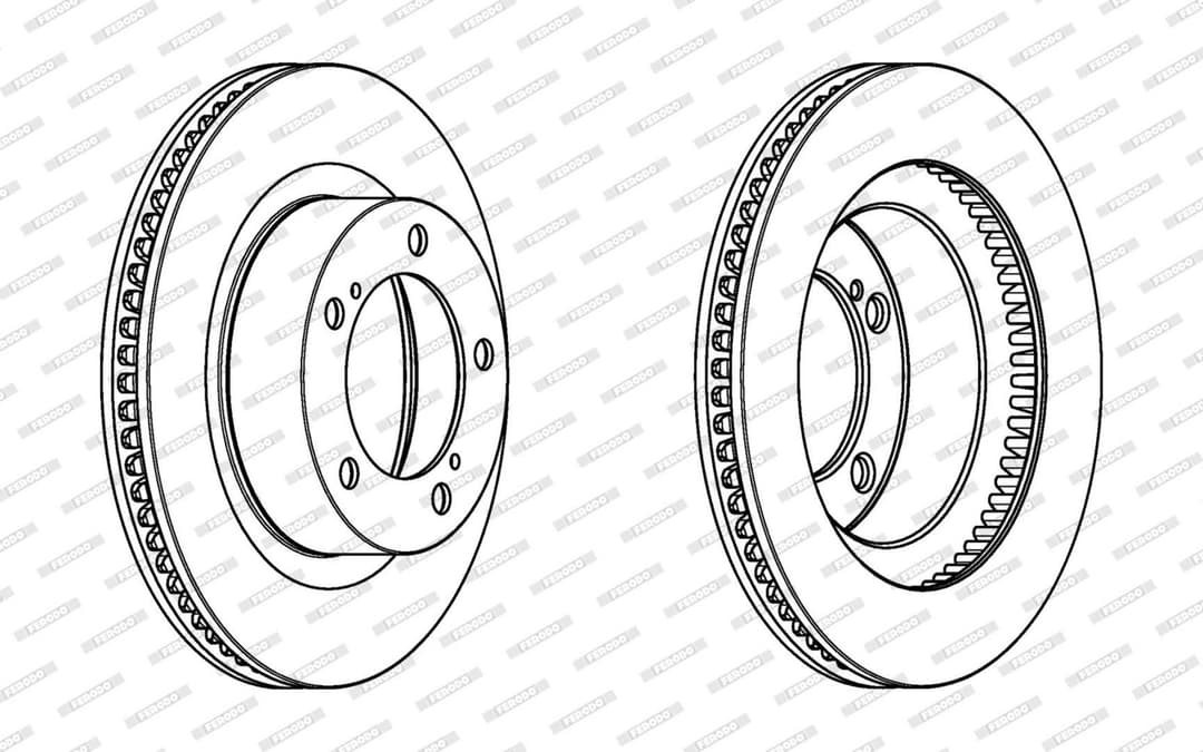 Disc frana FERODO PREMIER DDF1798C-1