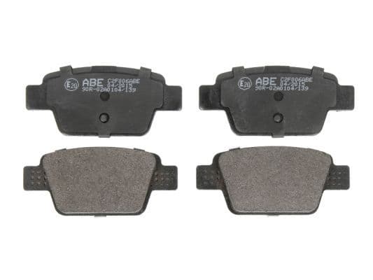 set placute frana,frana disc ABE C2F006ABE-P