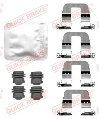 Set accesorii, placute frana QUICK BRAKE 109-0106