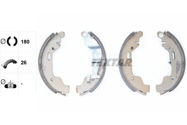 Set saboti frana TEXTAR 91058000