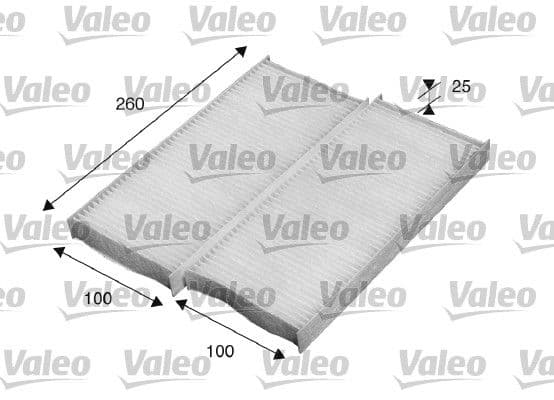 Filtru, aer habitaclu VALEO ESSENTIAL 715520