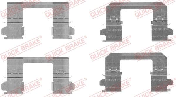 Set accesorii, placute frana QUICK BRAKE 109-1736