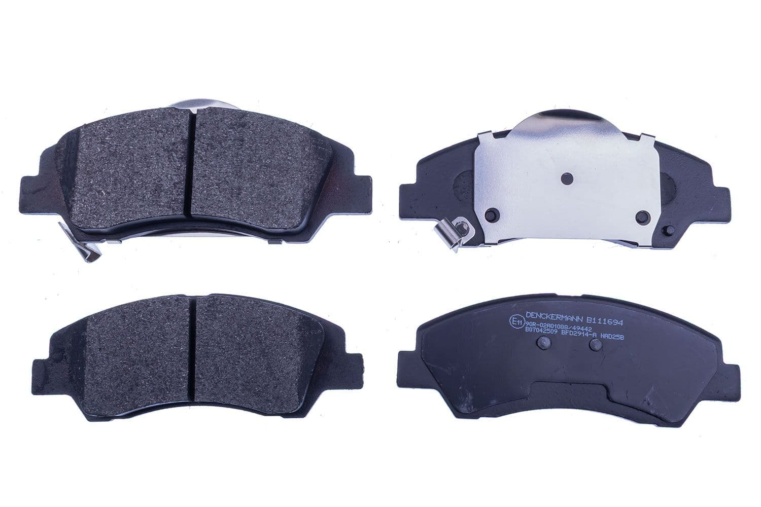 set placute frana,frana disc DENCKERMANN B111694