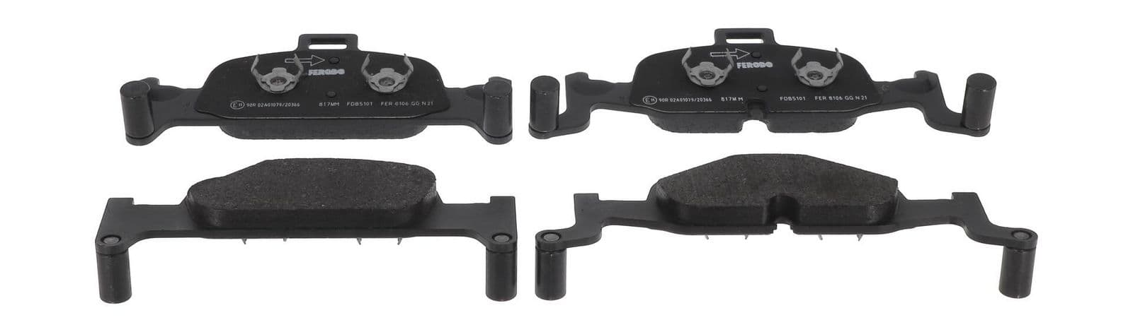 set placute frana,frana disc FERODO FUSE+ Technology FDB5101