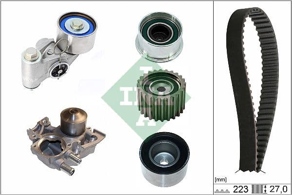 Set pompa apa + curea dintata Schaeffler INA 530 0736 30