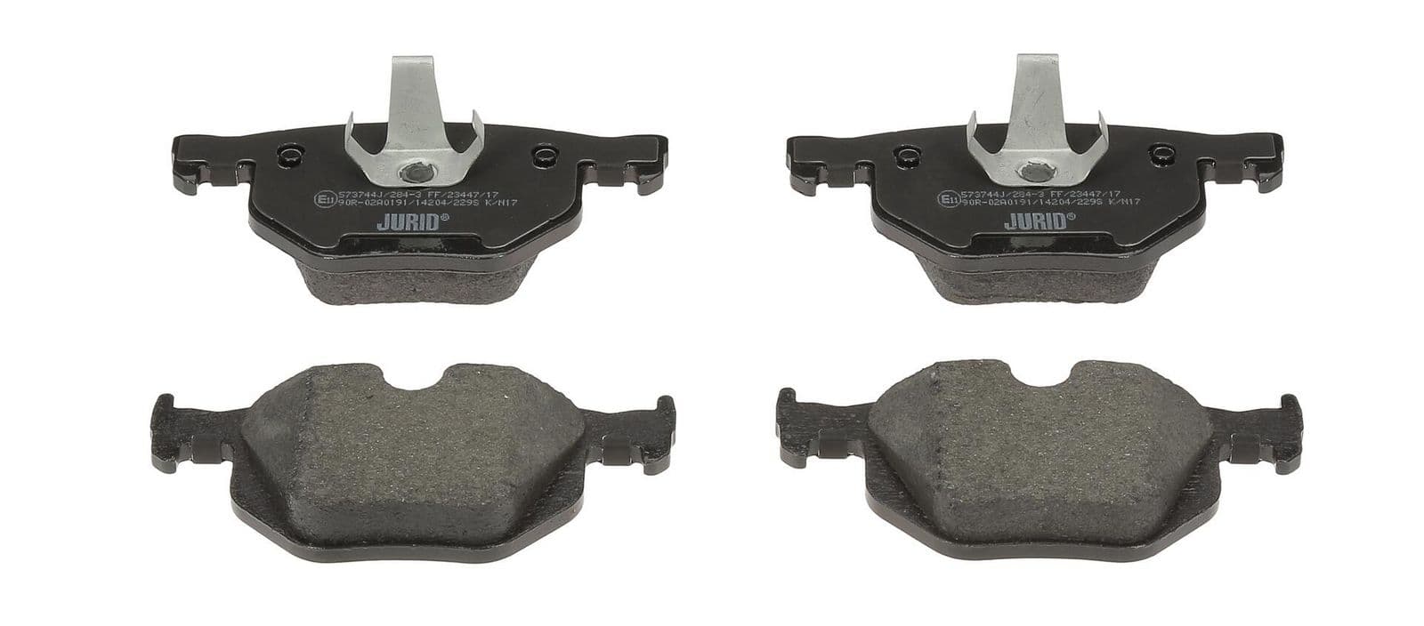 set placute frana,frana disc JURID 573744J