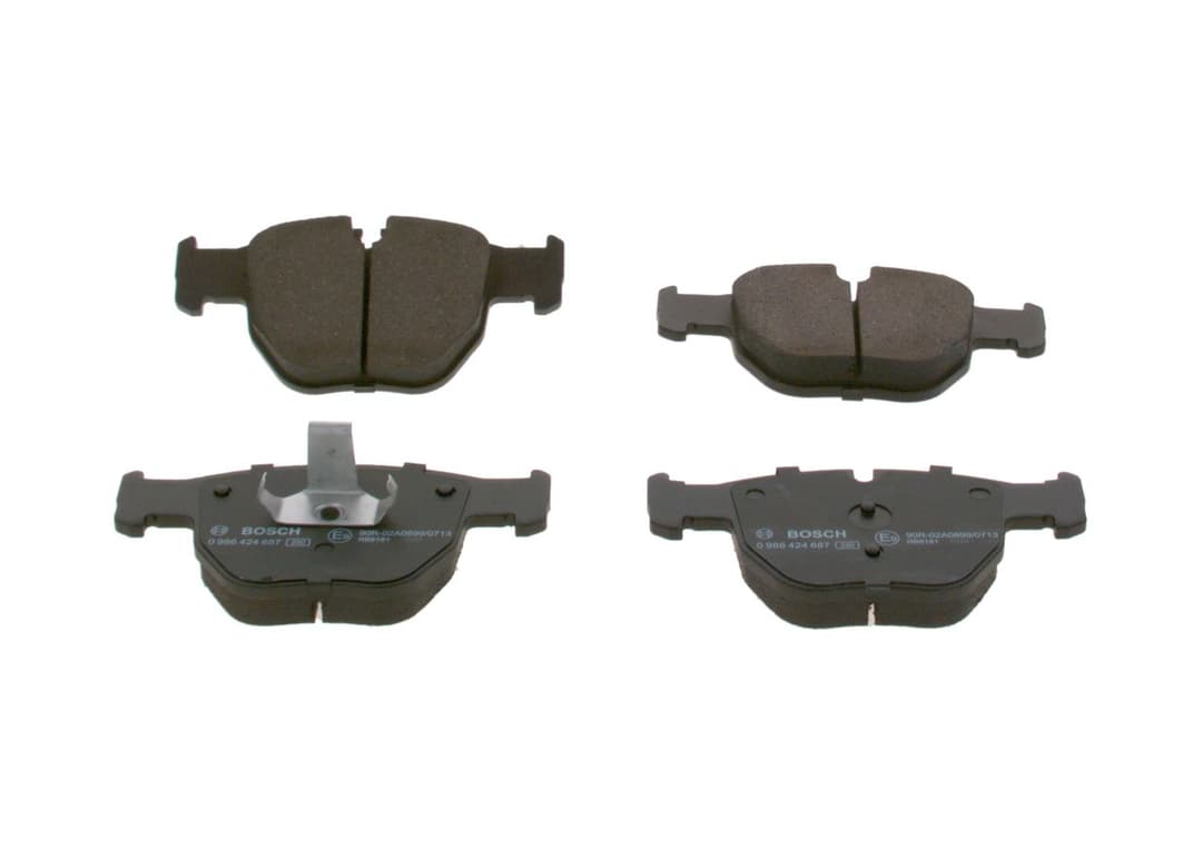 set placute frana,frana disc BOSCH 0 986 424 687