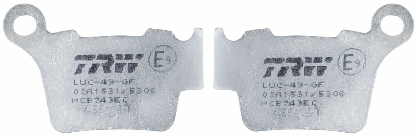 set placute frana,frana disc TRW Organic Eco MCB743EC