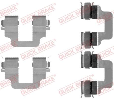 Set accesorii, placute frana QUICK BRAKE 109-1712