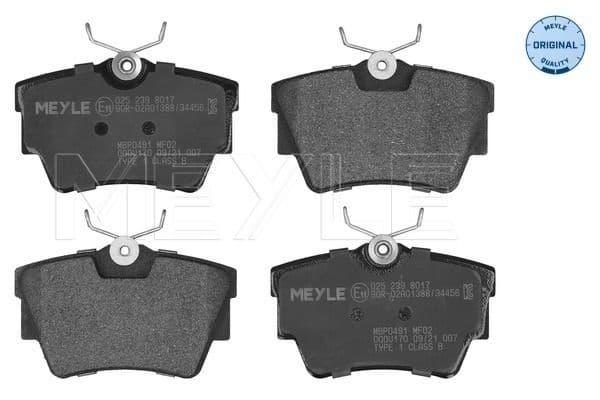 set placute frana,frana disc MEYLE -ORIGINAL: True to OE. 025 239 8017