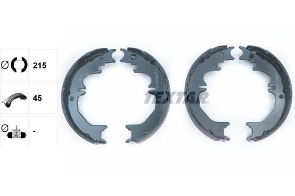 Set saboti frana, frana de mana TEXTAR 91066100
