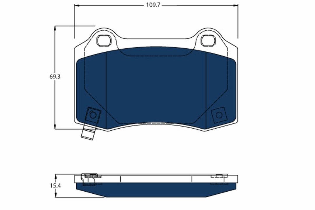 set placute frana,frana disc TRW ELECTRIC BLUE GDB4171BTE