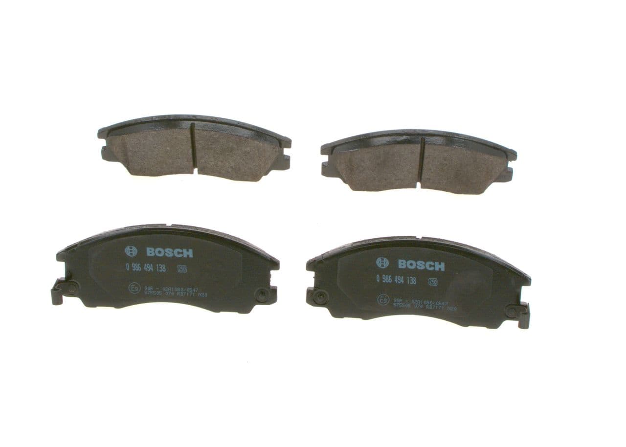 set placute frana,frana disc BOSCH 0 986 494 138