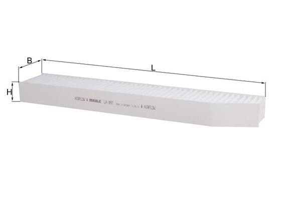 Filtru, aer habitaclu MAHLE LA 897