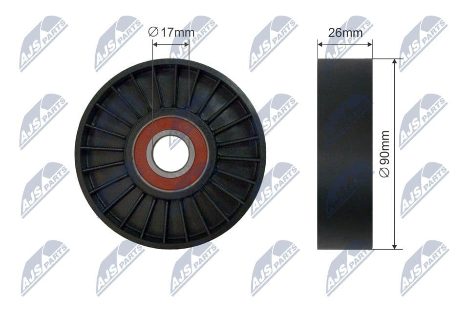 rola intinzator,curea transmisie NTY RNK-CH-056