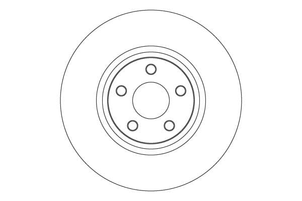 Disc frana TRW DF6998S