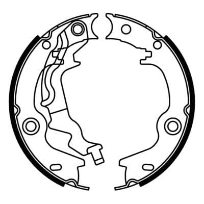 Set saboti frana, frana de mana ABE C00525ABE